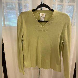 Vintage green Talbots sweater